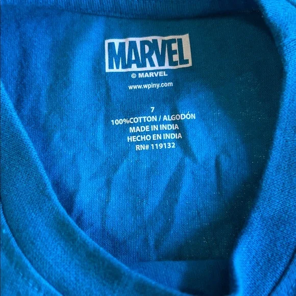 Marvel Spider-Man The Amazing Spider-Man Boys Short Sleeve T-shirt 7 EUC - Picture 5 of 8